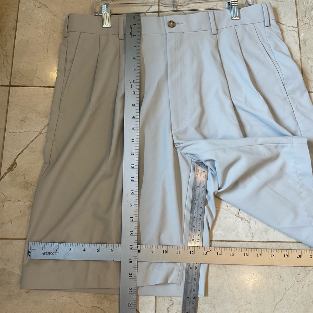 Champions Tour Men’s Shorts NWOT, Pleated Front, Zip, Loops, Side Lockets, Sz 36 - Picture 12 of 12